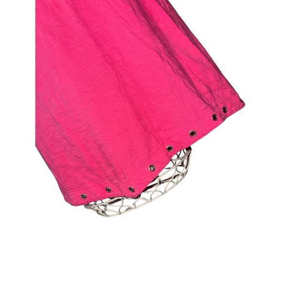 Beautiful CHICO’S eyelet design hot pink blouse Chico's size 3 (large) Good cond - Picture 2 of 9